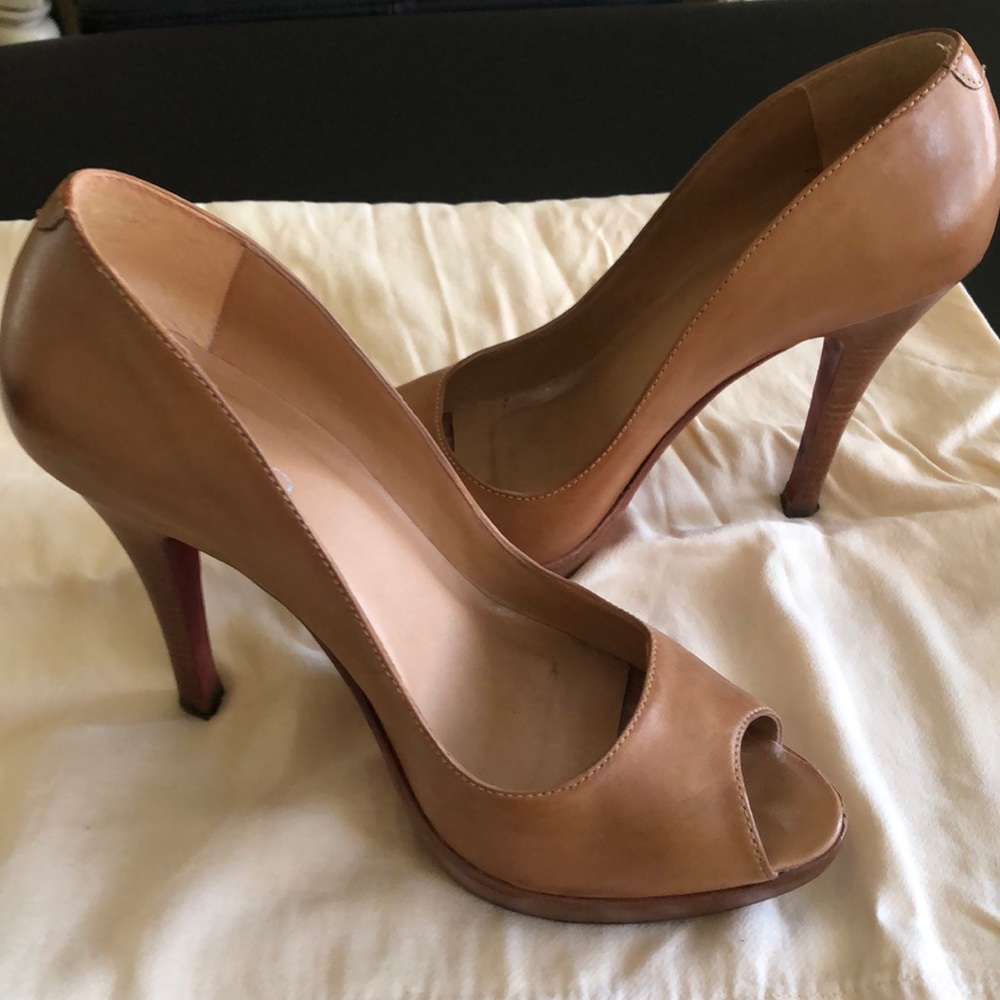 Aldo pumps 4” camel leather
